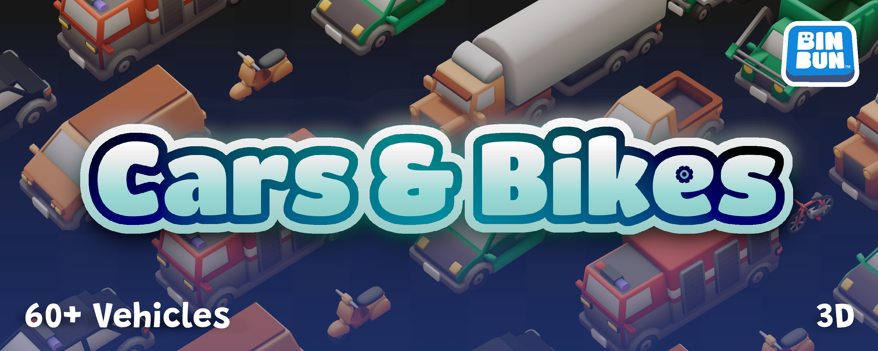 Binbun Cars And Bikes 3D Asset Pack Binbun Cars And Bikes 3D Asset Pack