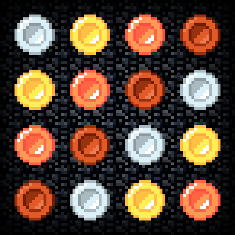 Pixel coin pack by Filemom