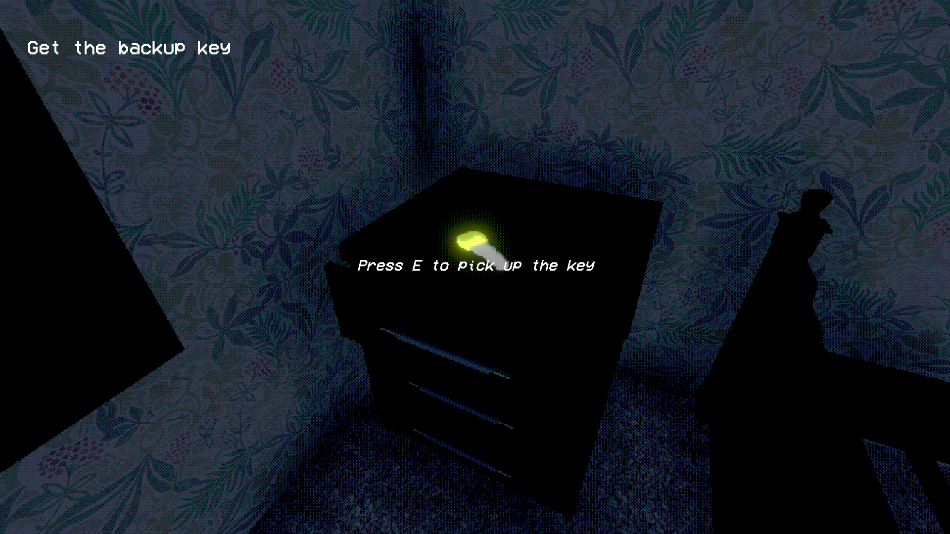 Interior of the house at night