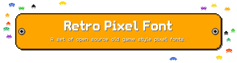 复古像素字体 / Retro Pixel Font