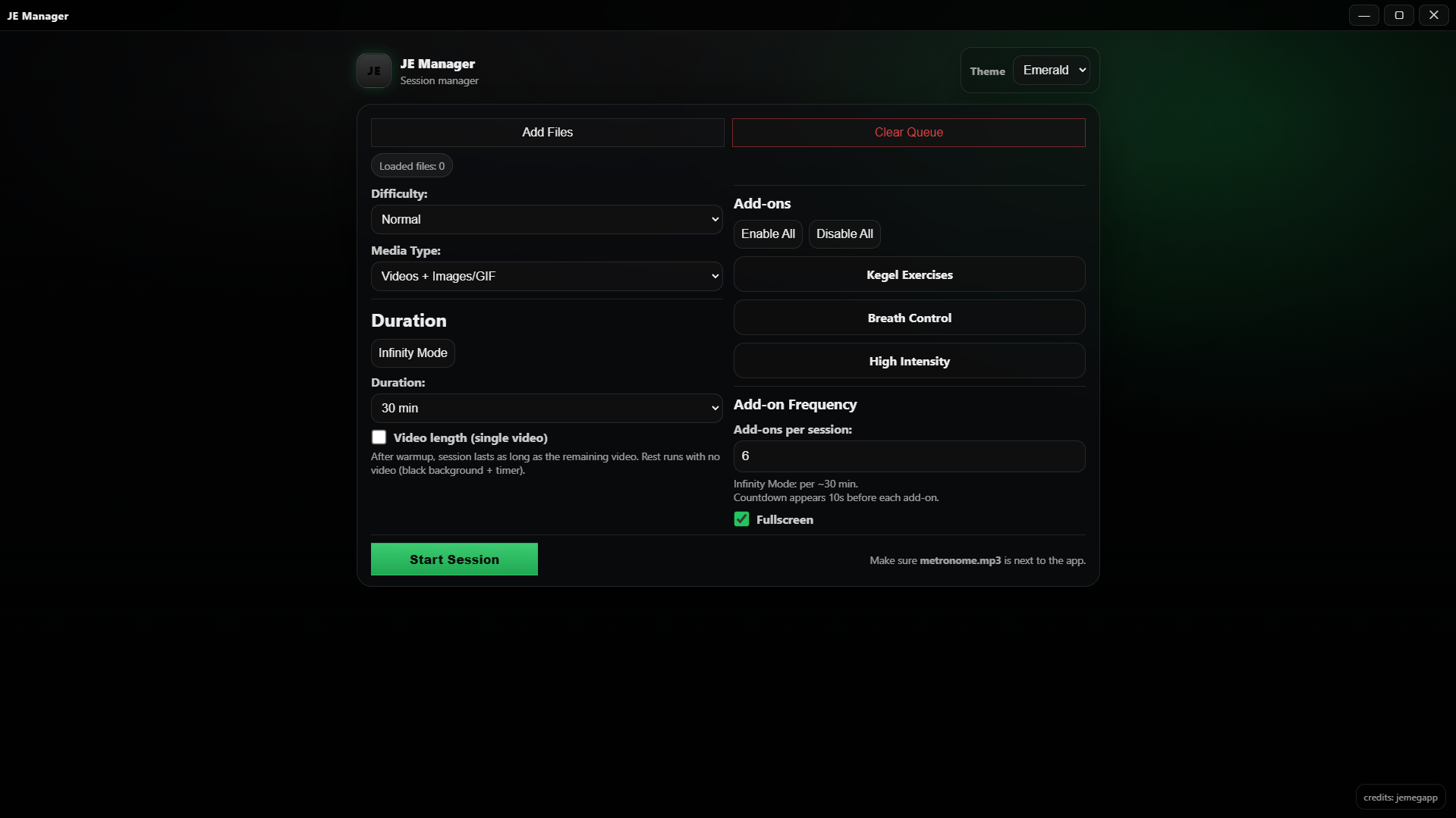 JE JOI Manager - JerkOff Cock Hero Manager