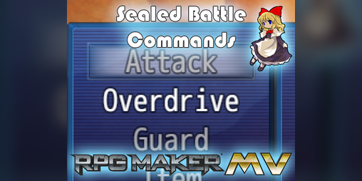 Cover image for Sealed Battle Commands plugin (RPG Maker MV)