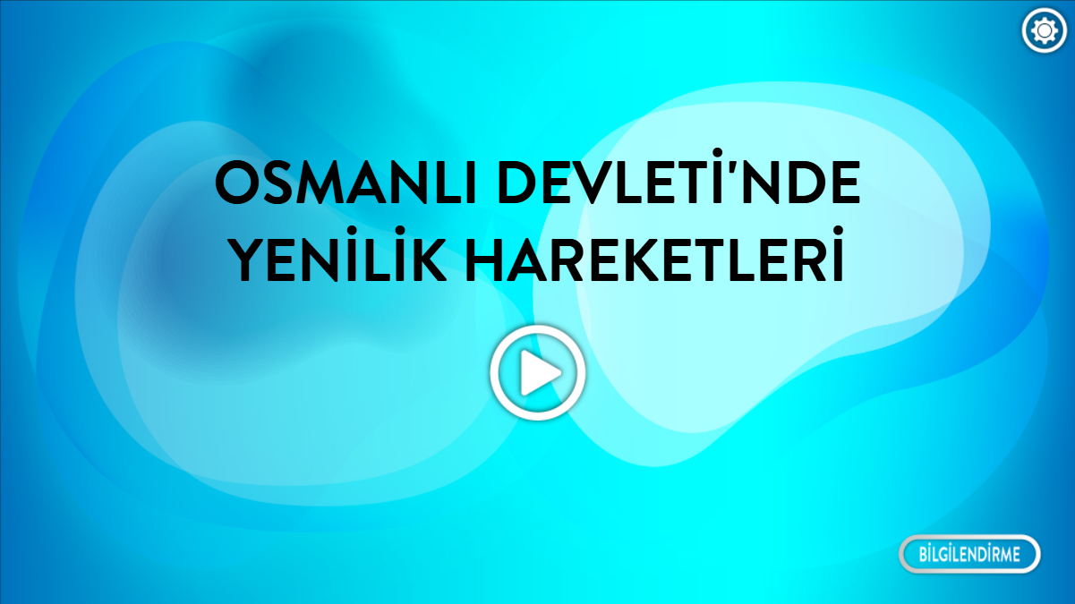 Osmanlı Devleti'nde Yenilik Hareketleri by enginkrdgn