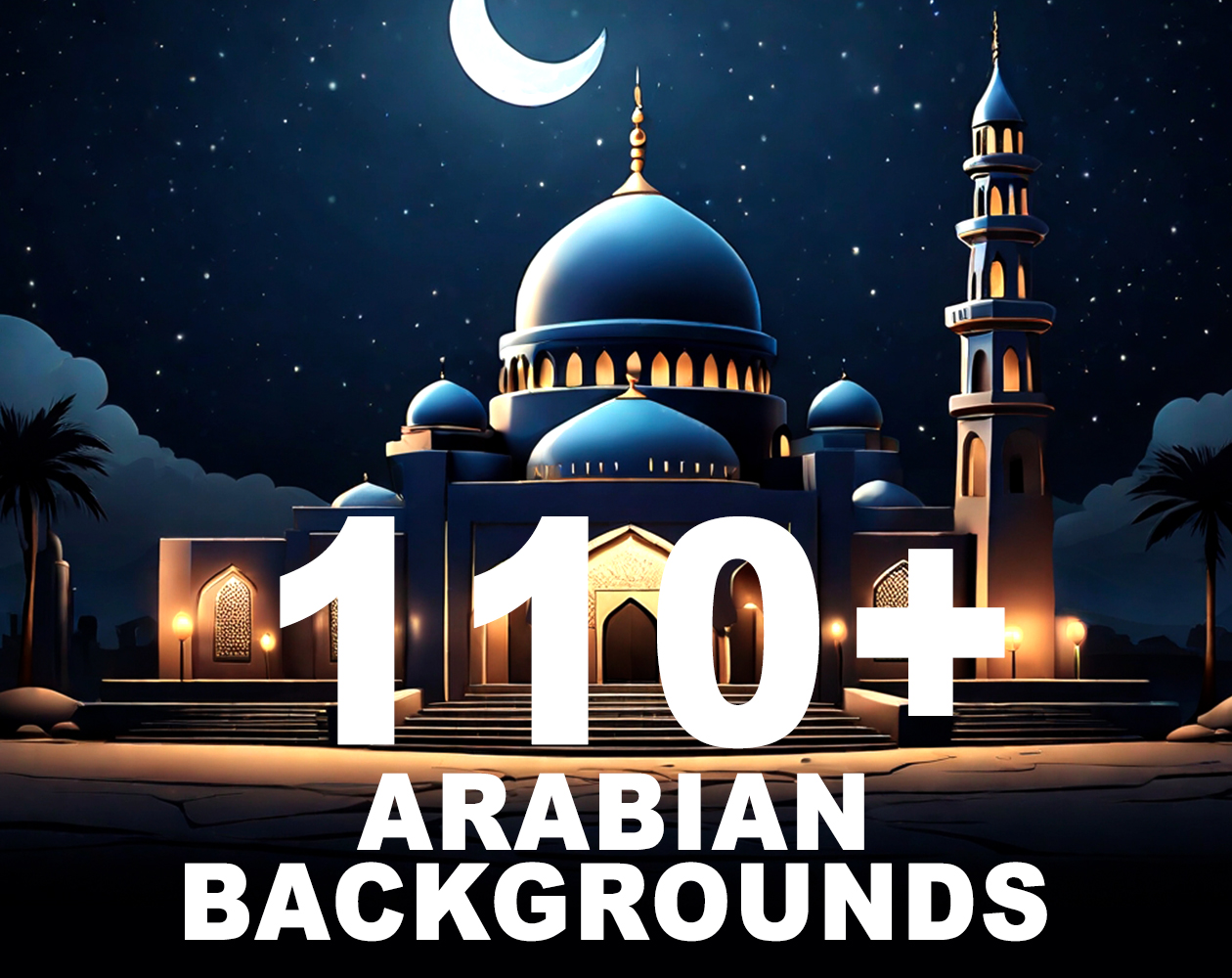 110+ ARABIAN BACKGROUNDS by PIXELHUNT