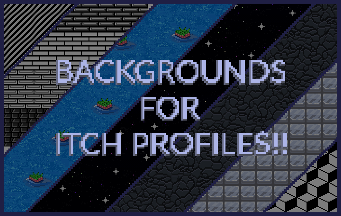 Pixel UI Profile Assets