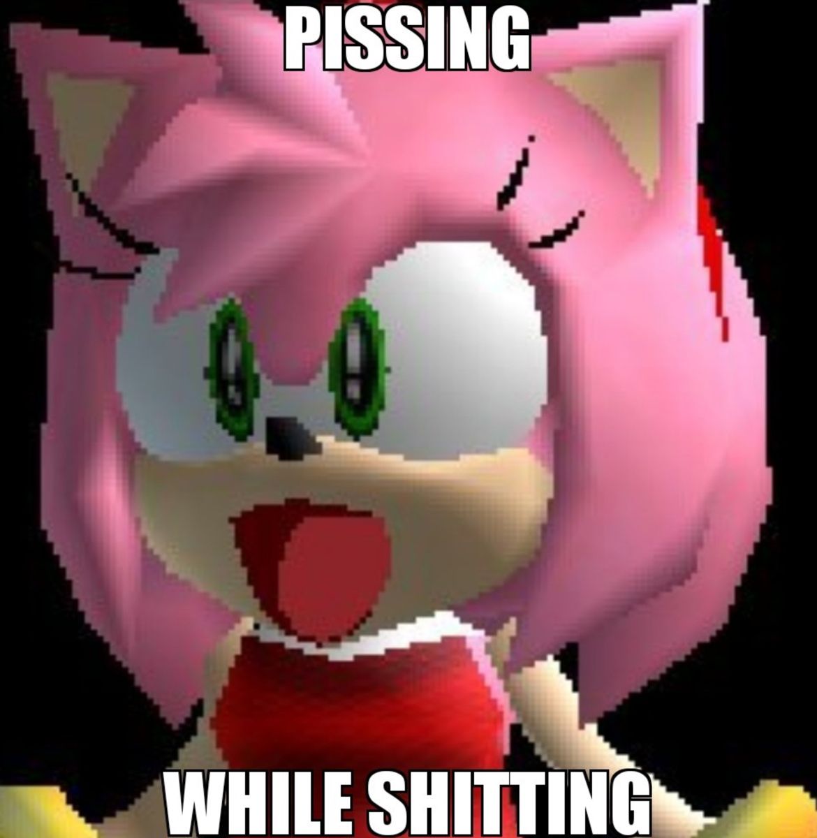 Amy Rose kill Ugly Sonic umm yeah