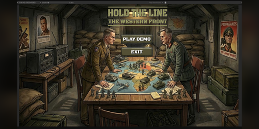 Cover image for Hold the line, the western front