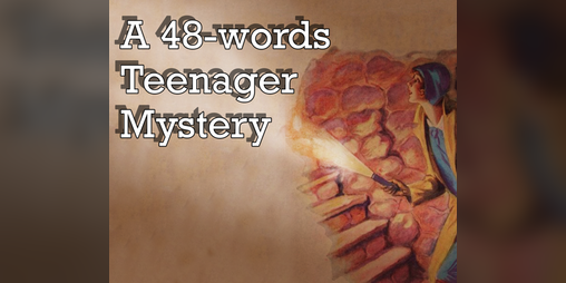 Cover image for A 48-words Teenager Mystery