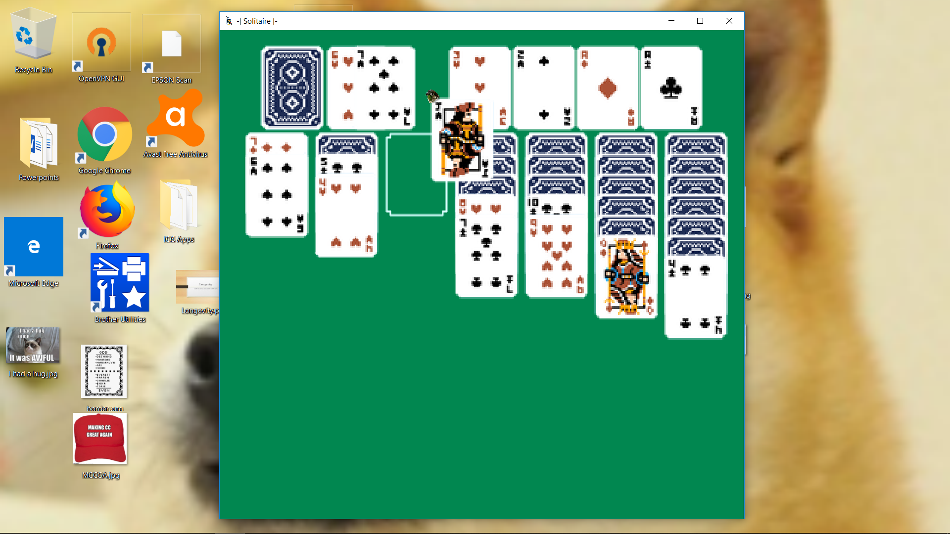 Solitaire on google chrome 