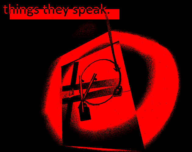 Cover image for things they speak.