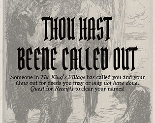 Thou Hast Beene Called Out