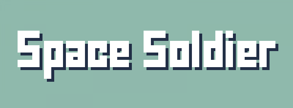 Pixel Art Space Soldier