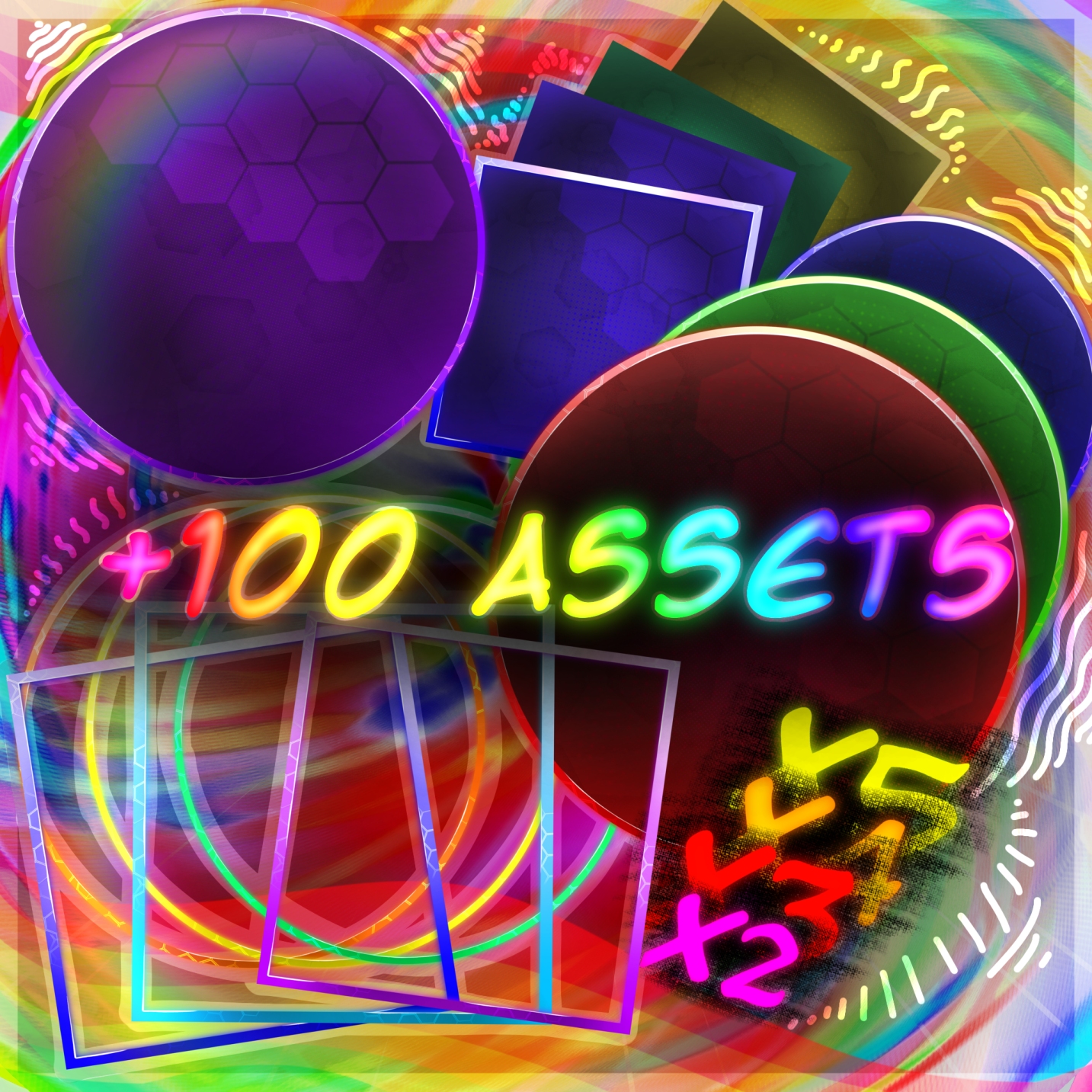 ICON BACKGROUND 100+ ASSET PACK by Sympaaa