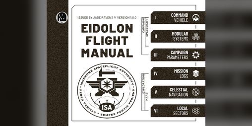 Cover image for Eidolon Flight Manual