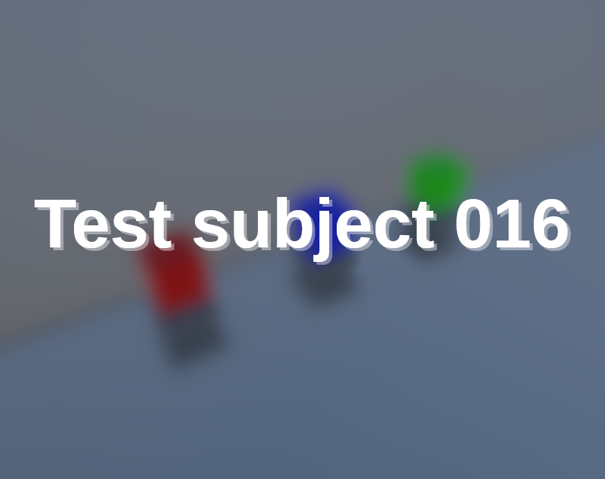 Cover image for Test Subject 016