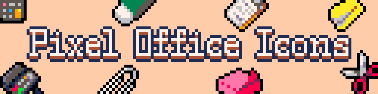 Pixel Office Icons