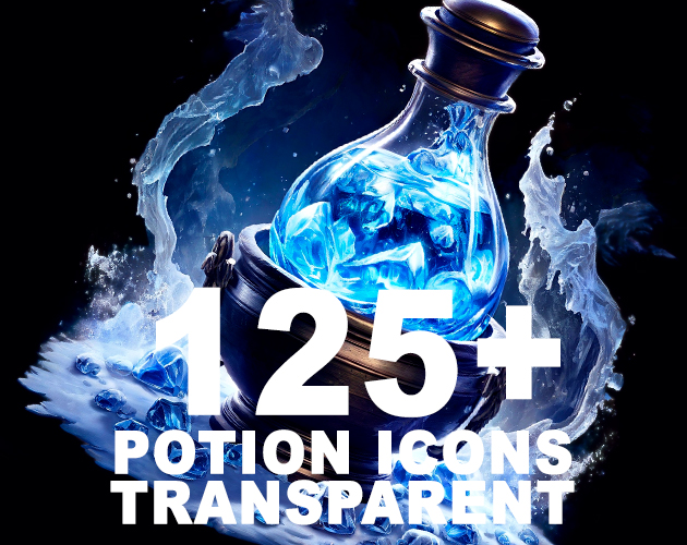 125+ POTION ICONS by PIXELHUNT