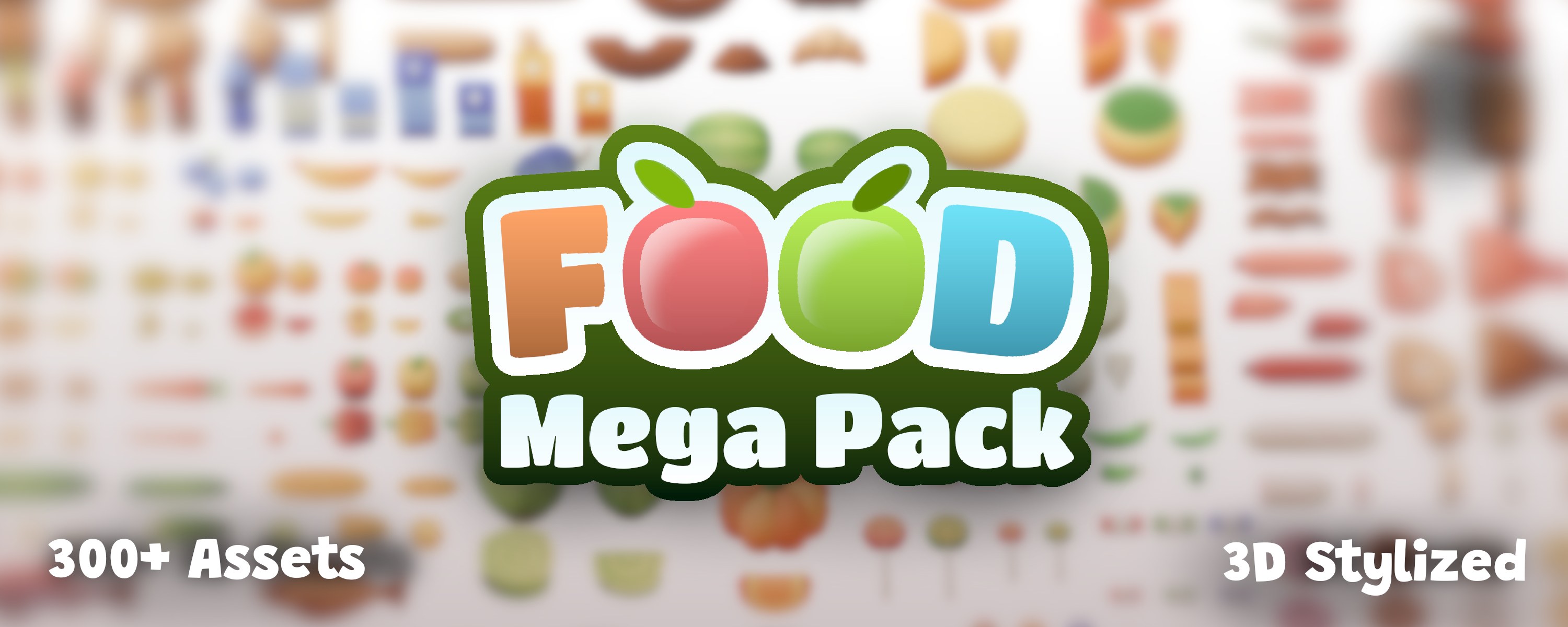 Binbun Food Mega Pack 3D Asset Pack