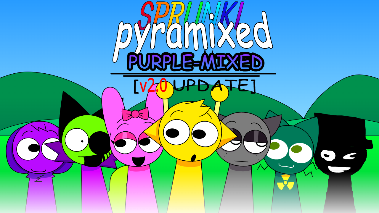 Cover image for POMEBOX - Sprunki Pyramixed Purple-mixed 2.0