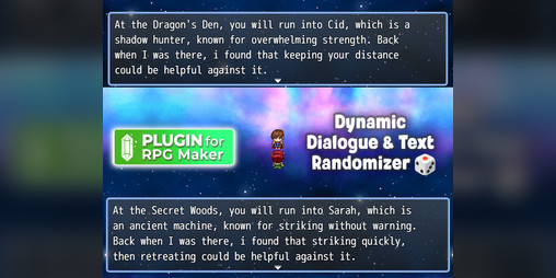 Cover image for RPG Maker Dynamic Dialogue System & Quest Generator (MV/MZ)