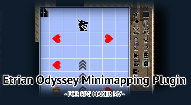 Etrian Odyssey Minimap Plugin - RPG Maker MV by GBRO Games
