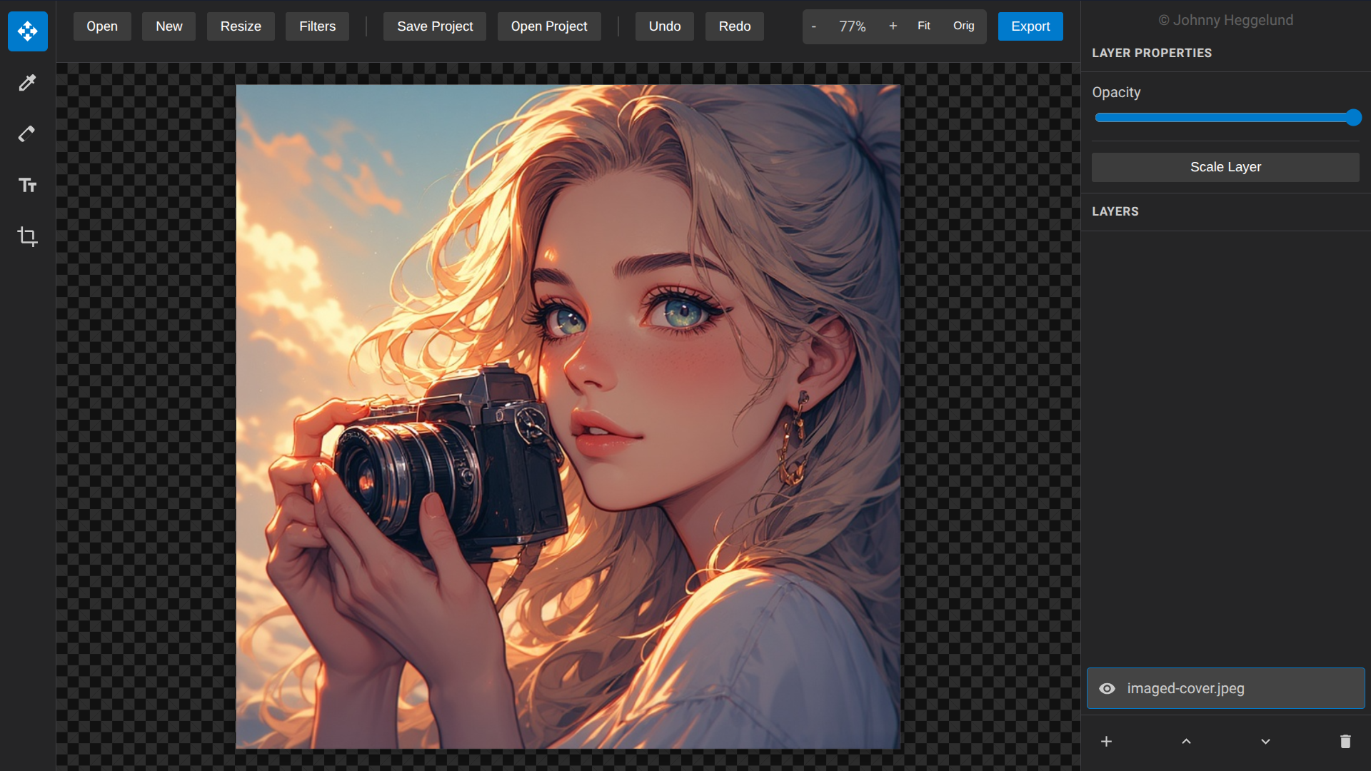 Minimalist Image Editor