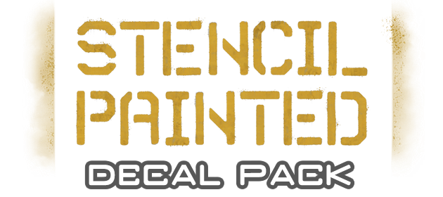 Stencil Painted Decal Pack