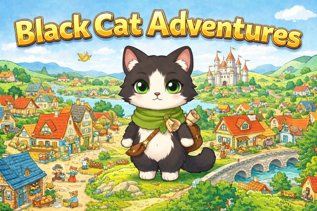 Black Cat Adventures v.3 Godot - Dev Prototype
