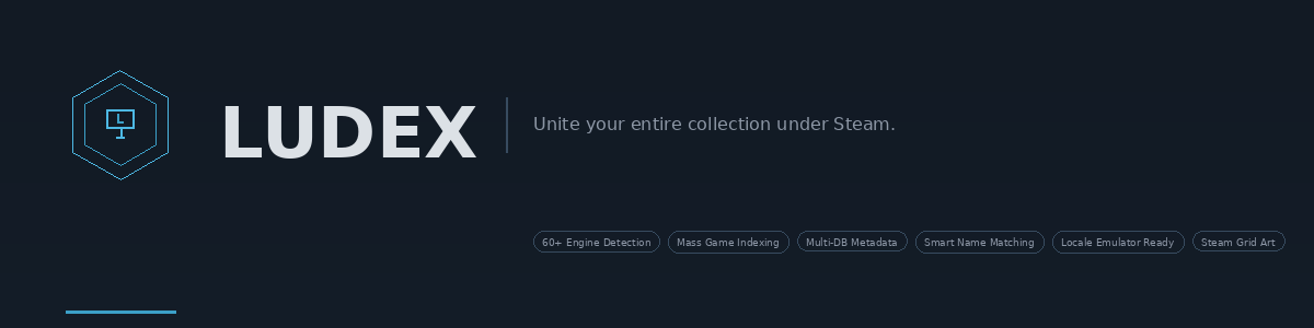 Ludex - Unite your entire collection under Steam