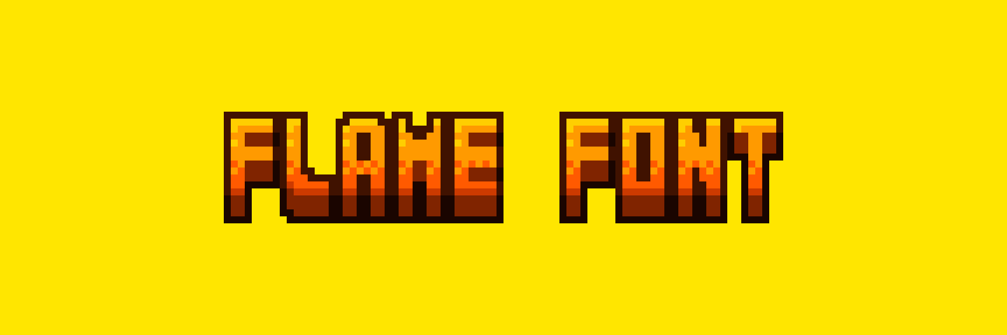 Flame Blocky Font