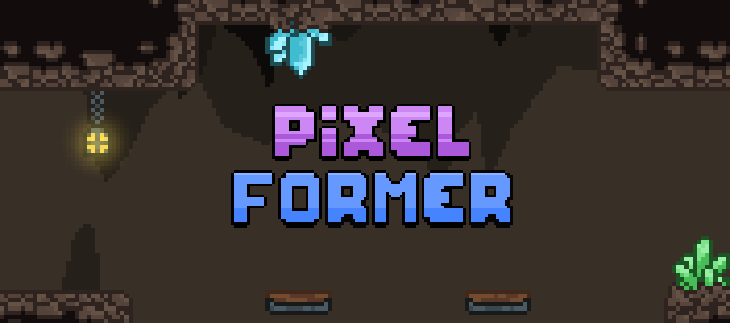 Pixel Former Cave - 16x16 platformer pixelart asset pack
