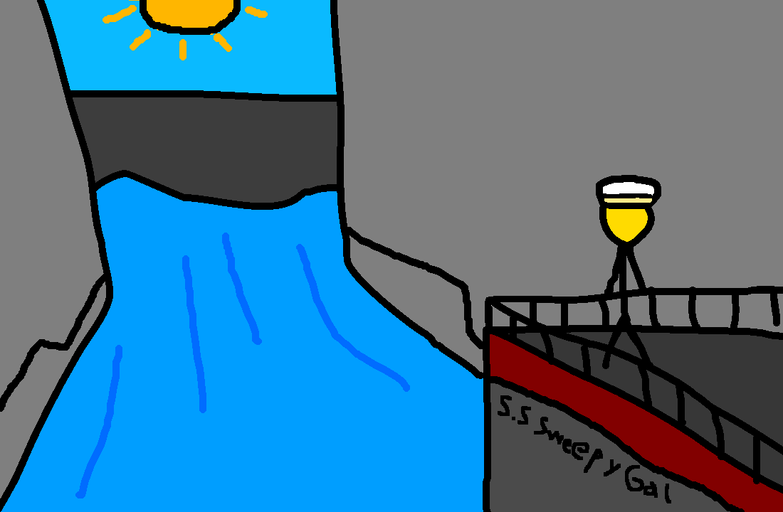 My favourite minesweeper, the S.S. Sweepy Gal TwT