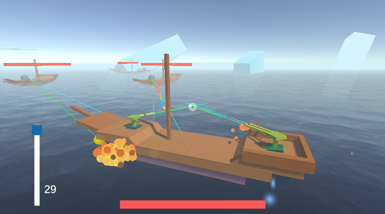 WarShipController with Ai Enemy