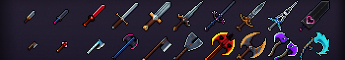 2000 fantasy RPG weapon icons