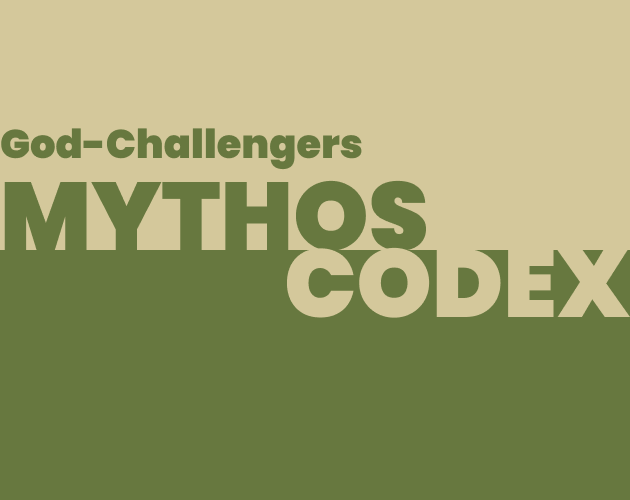 Cover image for Mythos Codex I God-Challengers