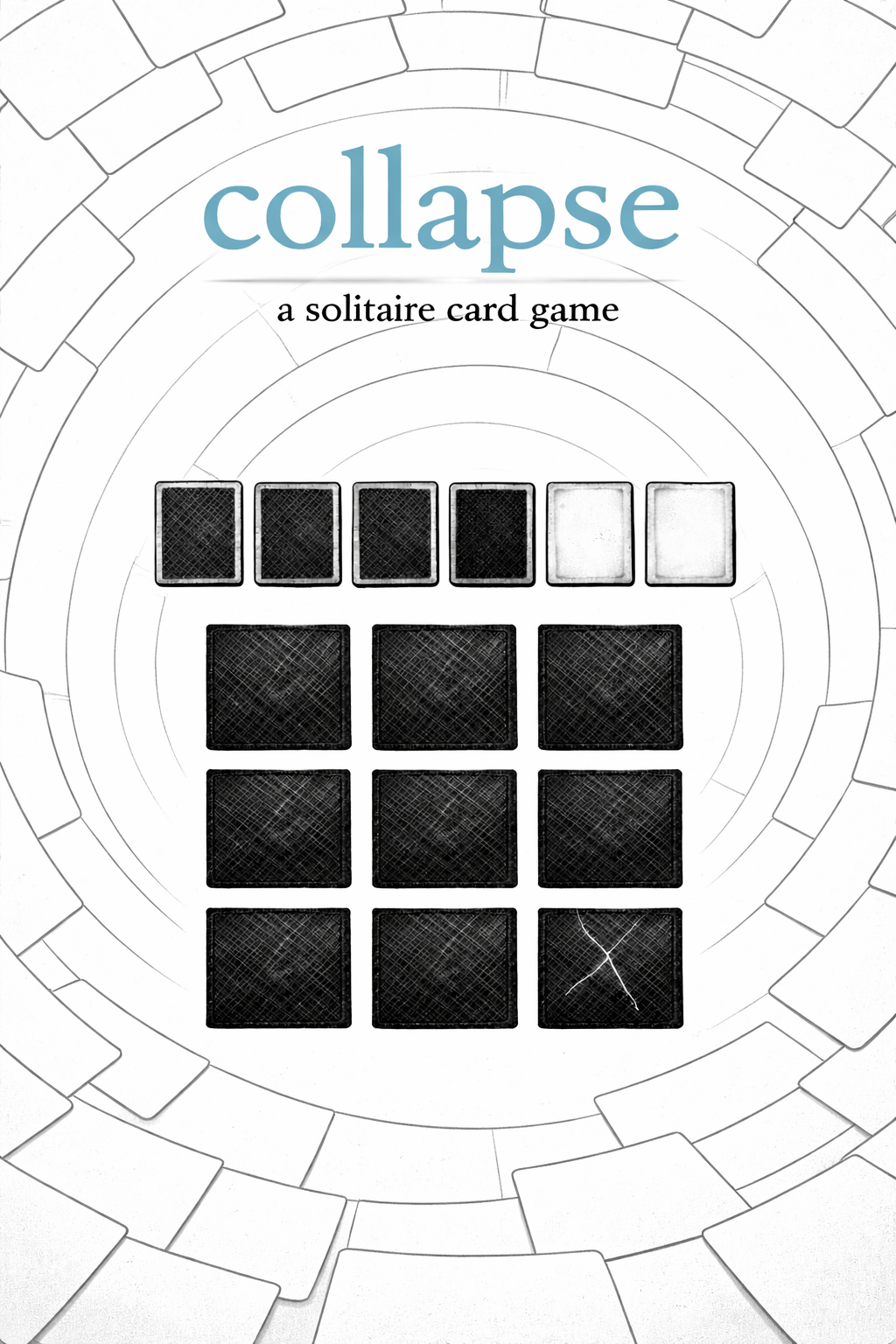 Cover image for Collapse a solitare card game