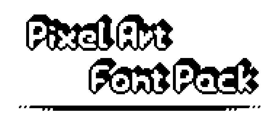Pixel Art Font Pack