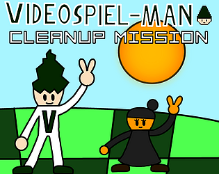 Videospiel-Man Cleanup Mission