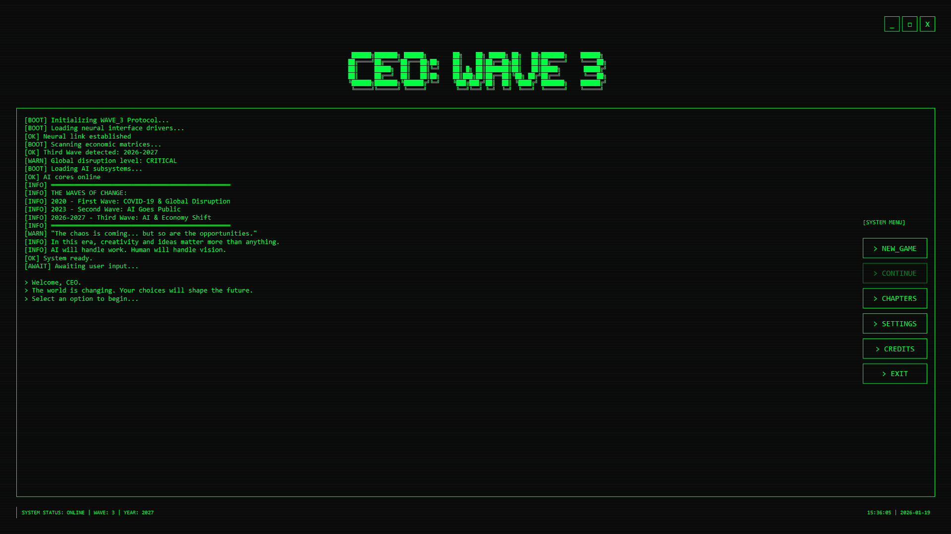 0 1 0 Early Prototype Ceo Wave 3 By Sqersters Dev