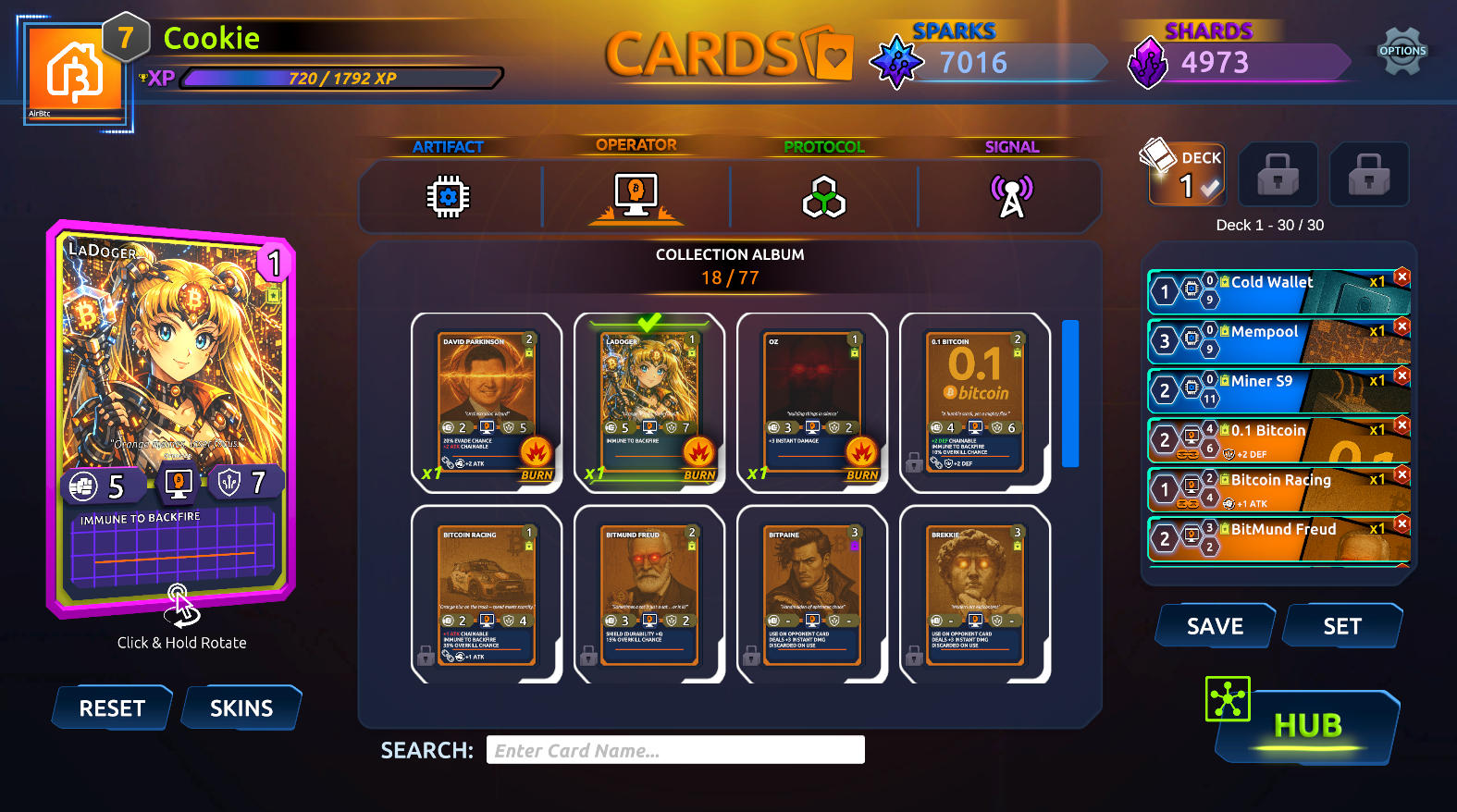 Your Card Collection