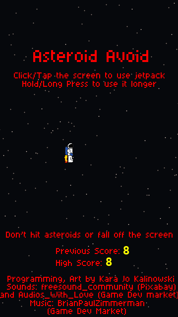 Asteroid Avoid
