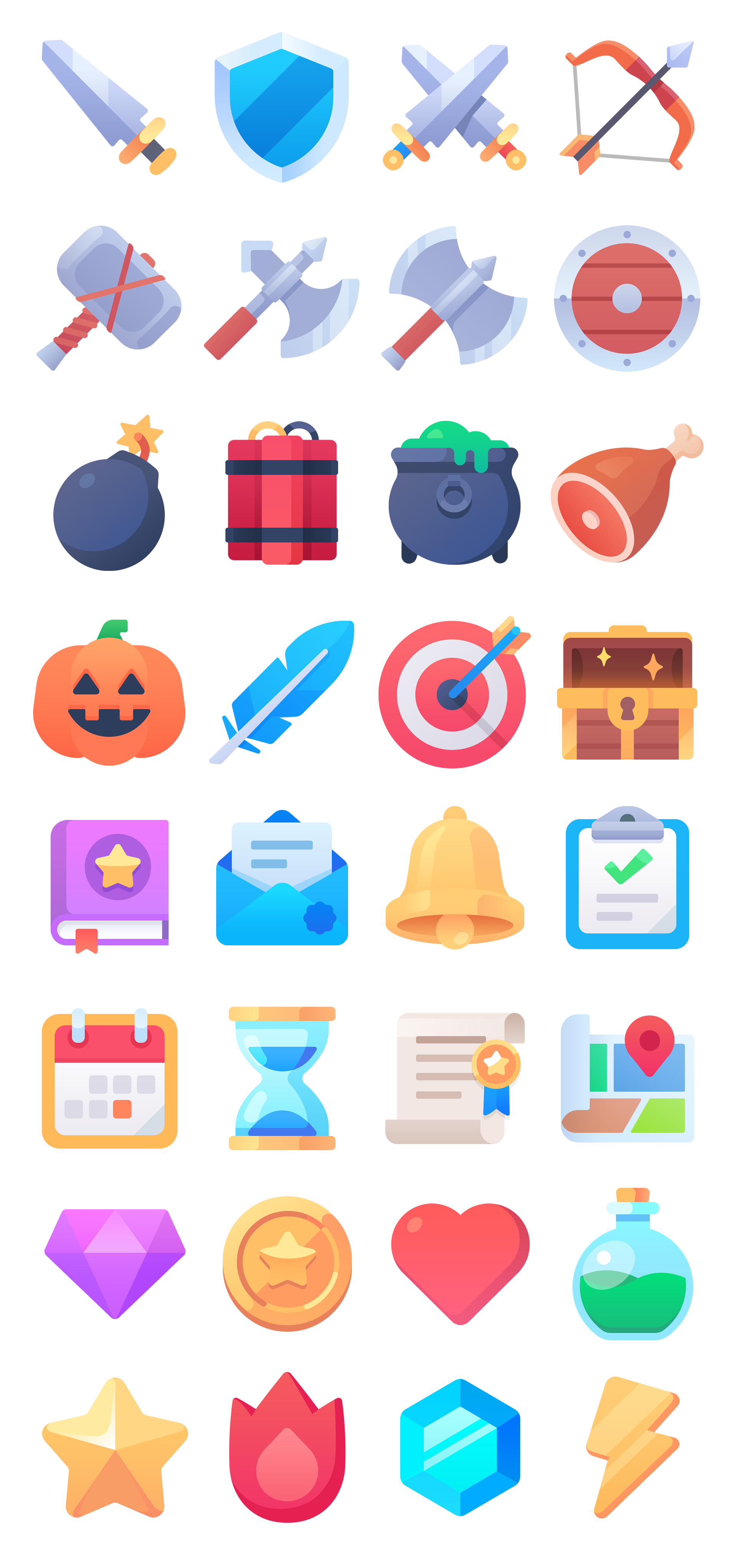 2D Icons - Simple Icon Pack - 2D Icons - Simple Icon Pack by LAYERLAB