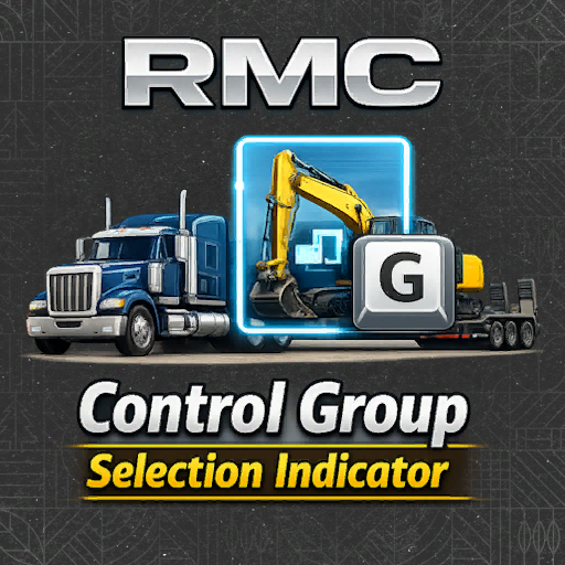 FS25 Control Group Indicator by Roughneck Modding Crew