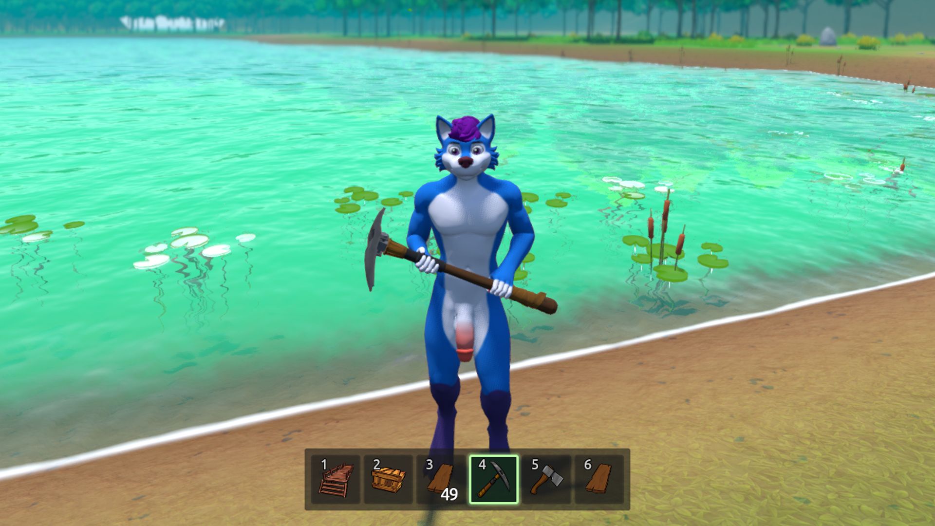 Cover art for FurryCamp v0.51, an adult visual novel by WagnerMutt