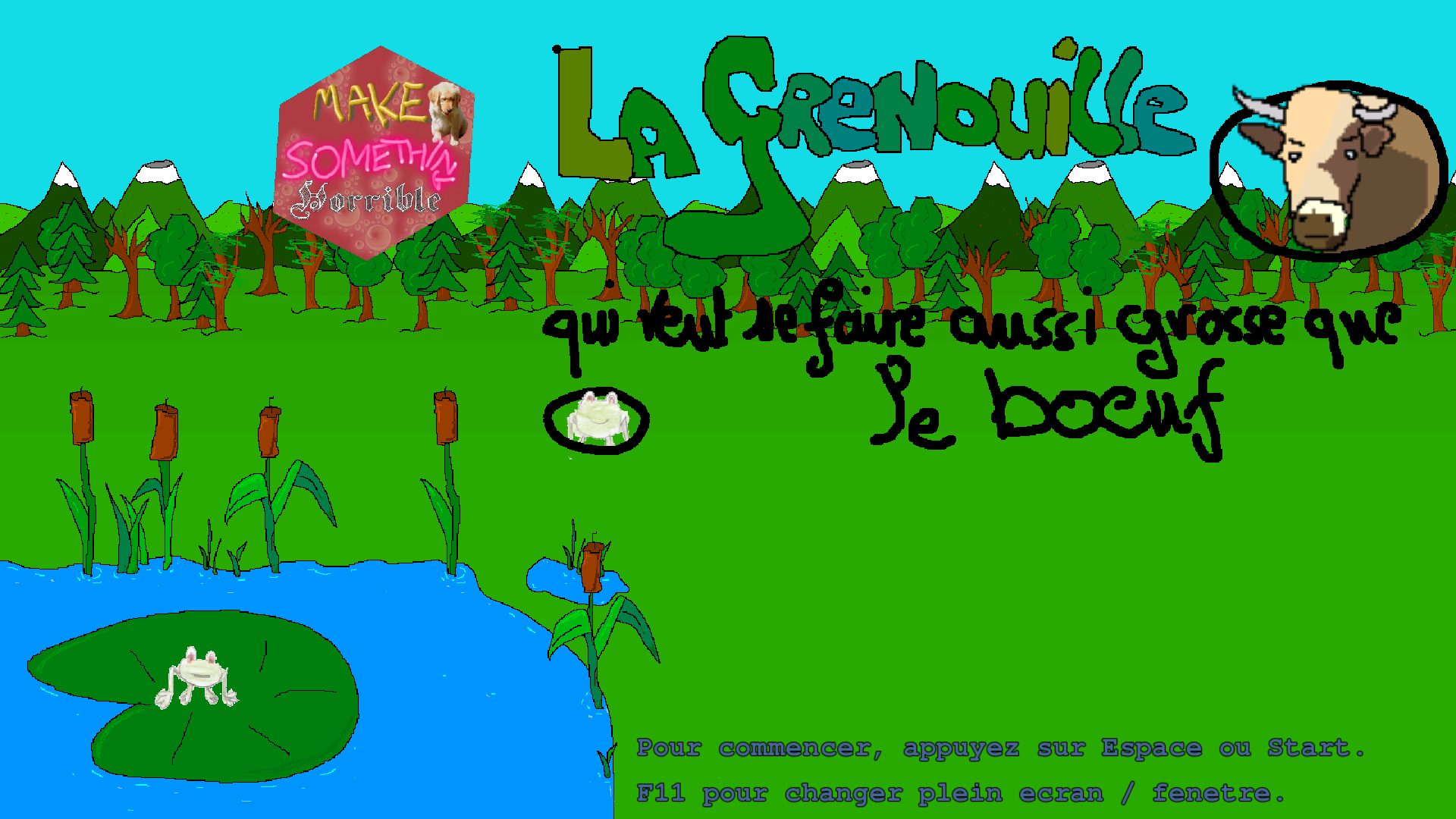 La Grenouille qui se veut faire aussi grosse que le Boeuf by deverdeb