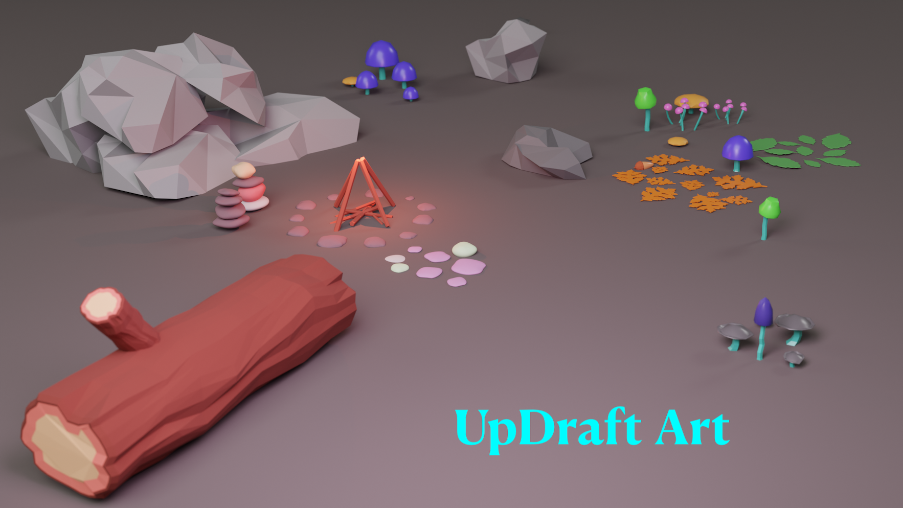 Stylized Bakery Interior Kit (Low Poly / Game-Ready) by UpDraft Art