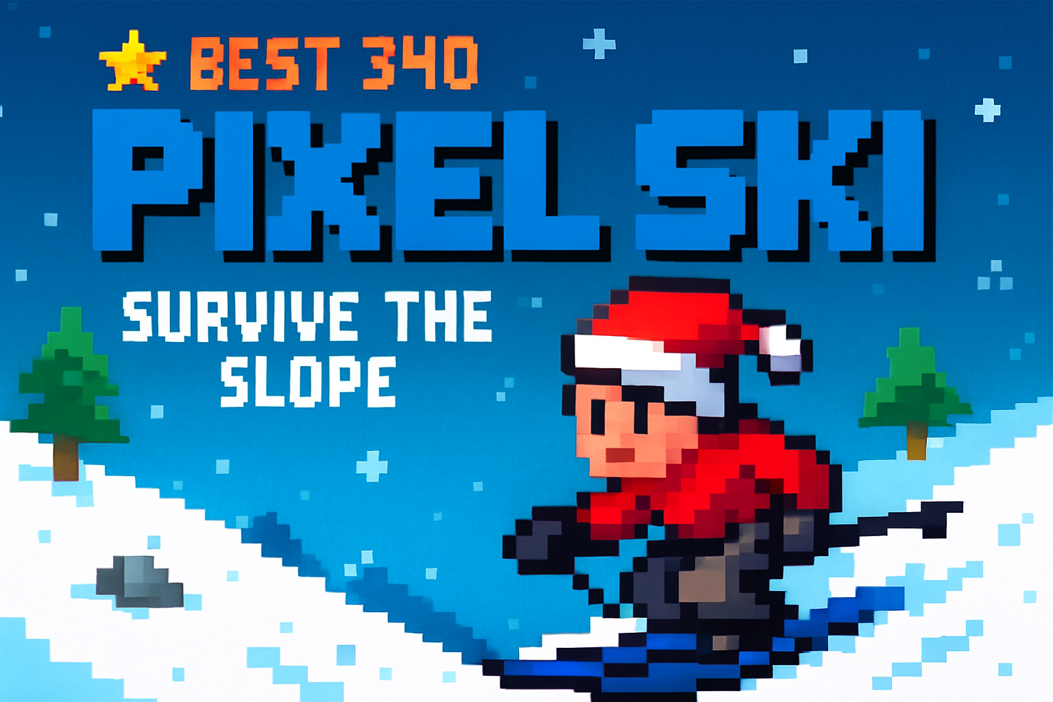Pixel sky ⛄✨