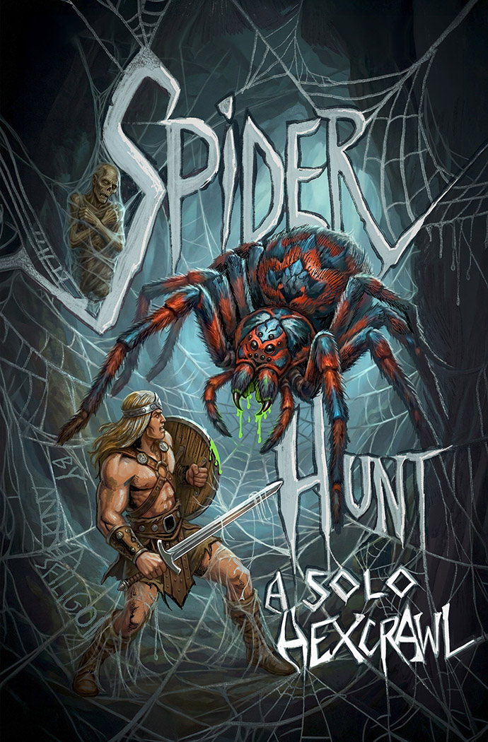 Cover image for Spider Hunt - A Solo Hexcrawl
