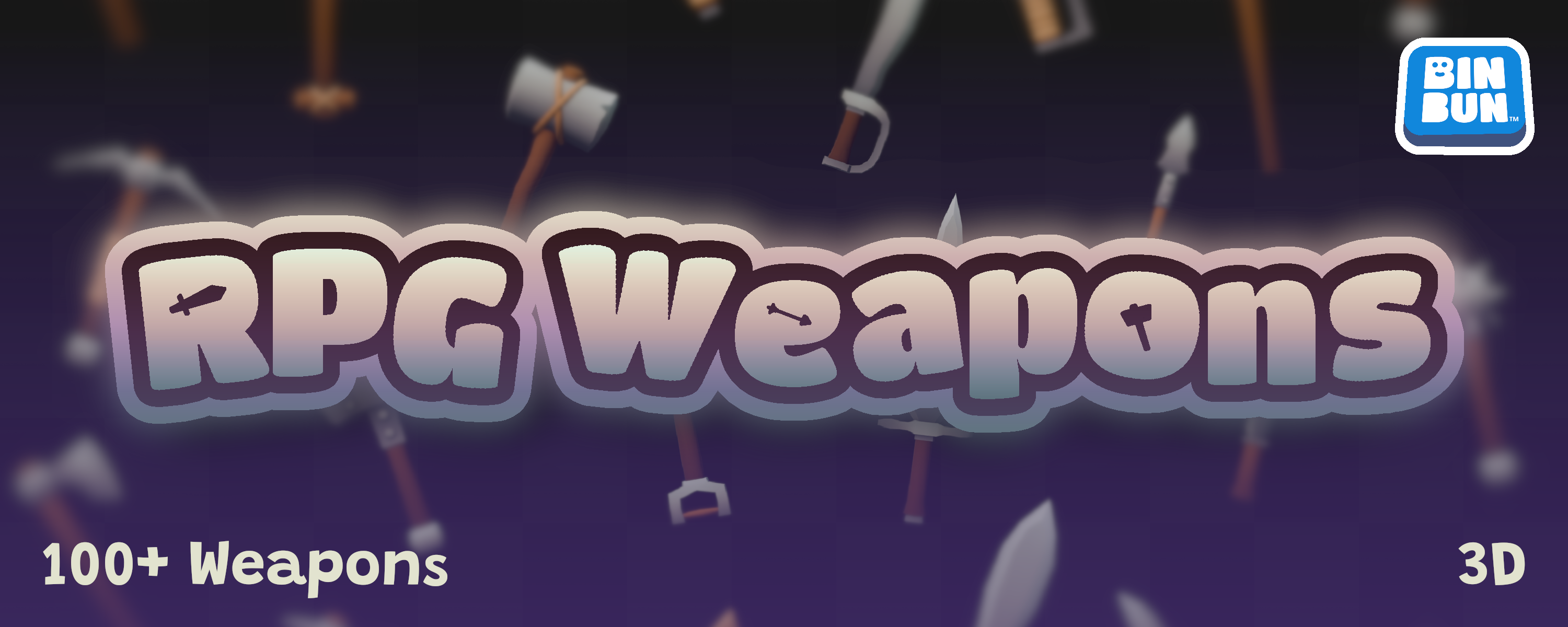 Binbun RPG Weapons 3D Asset Pack