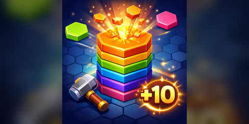 Cover image for Hexify – Stack, Merge & Blast!